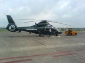 Dieses Foto Zeigt einen Hubschrauber
